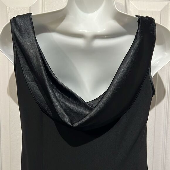 Evan-Picone Black Sleeveless Drop Waist Sheath Dress Size 12‎ - Picture 6 of 11